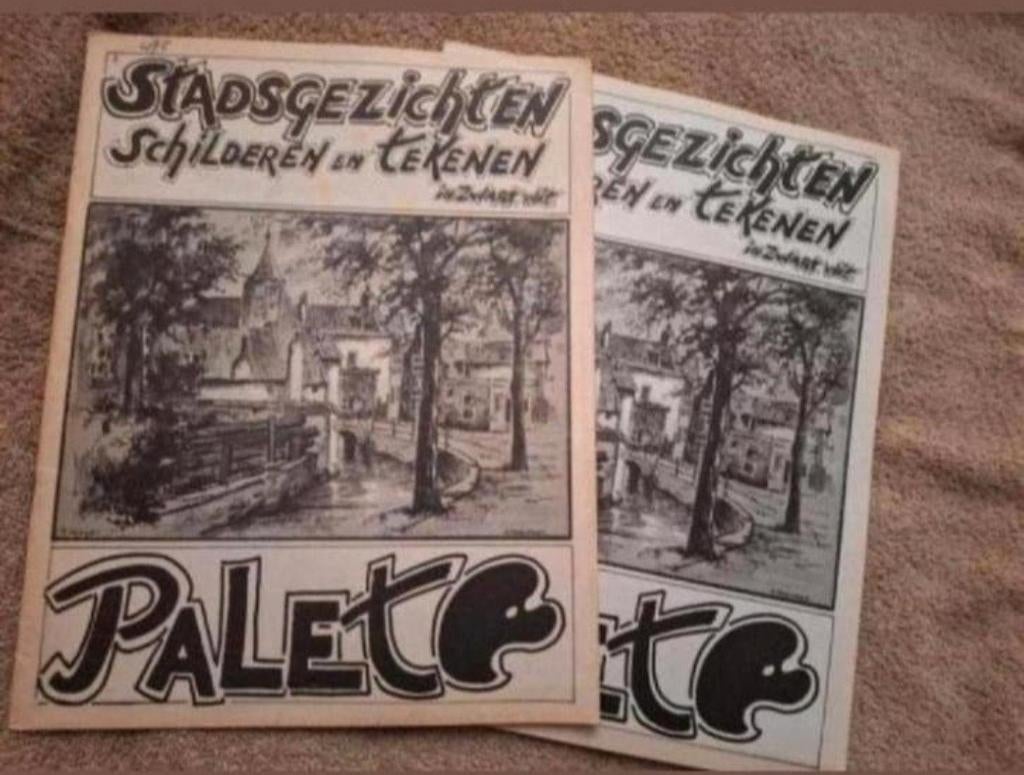 Vintage Palet Tekenboeken: Stadsgezichten & Landschappen, Ophalen of Verzenden, Gebruikt, Boek of Gids