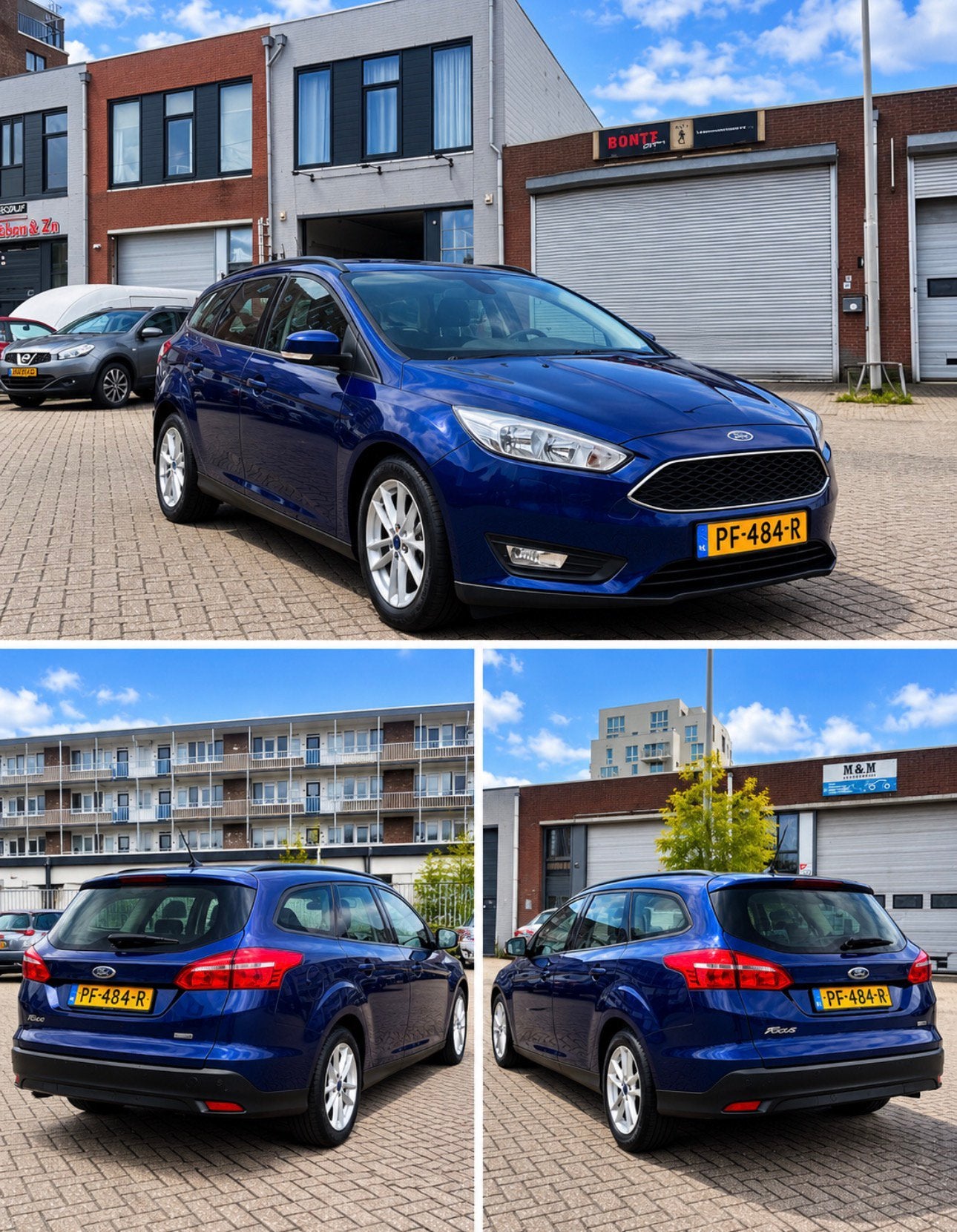 Ford Focus Wagon 1.0 EcoBoost 125PK | DISTRIBUTIE VERVANGEN, Auto's, Zwart, Blauw, Handgeschakeld, 1216 kg