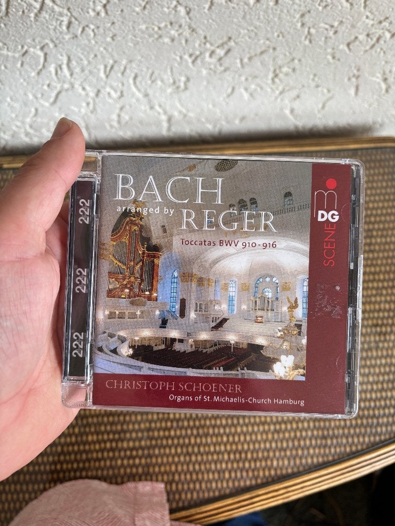 Bach / Reger, Christoph Schoener - Toccatas BWV 910-916, Ophalen of Verzenden, Classicisme, Gebruikt, Kamermuziek