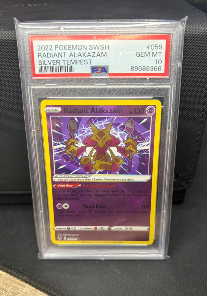 Radiant Alakazam 059 PSA 10, Ophalen, Zo goed als nieuw