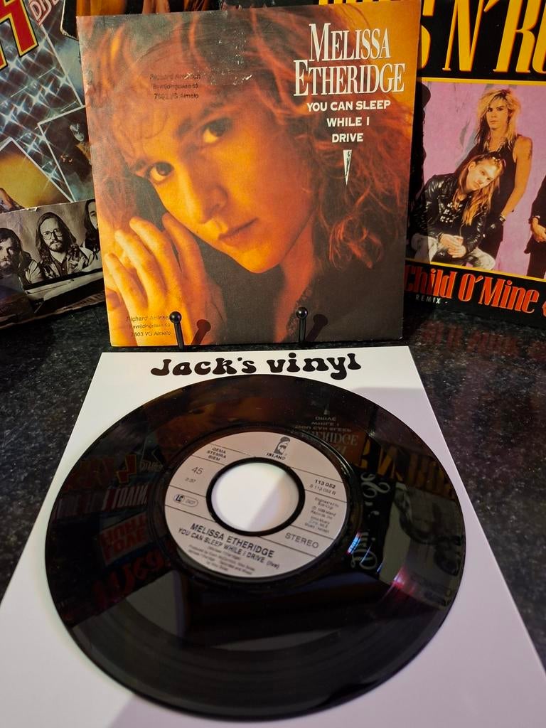 Melissa Etheridge - You Can Sleep While I Drive (Single)1990, Cd's en Dvd's, Vinyl | Rock, Zo goed als nieuw, Poprock, Overige formaten