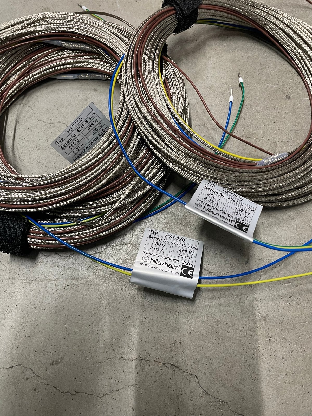 3 x Hillesheim HST/220 Verwarmingskabel 22m - Nieuw, Ophalen of Verzenden, Nieuw, Overige merken, Kabel of Snoer