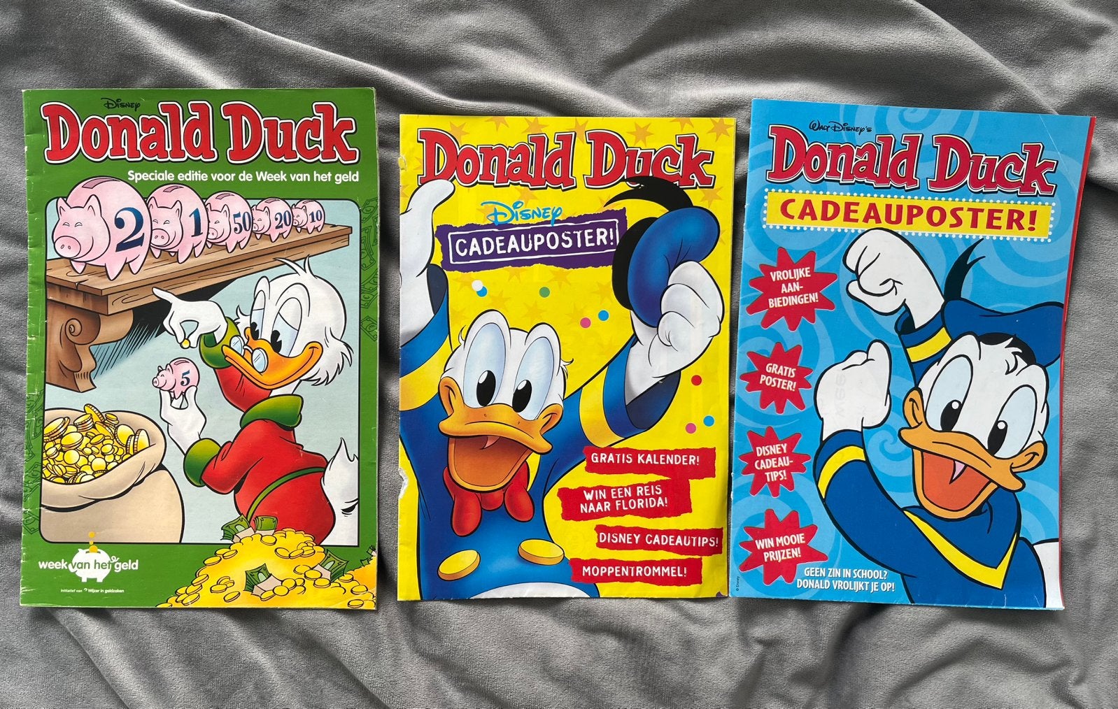 van 3 Donald Duck tijdschriften 2x poster Speciale Editie, Ophalen of Verzenden, Zo goed als nieuw, Overige typen