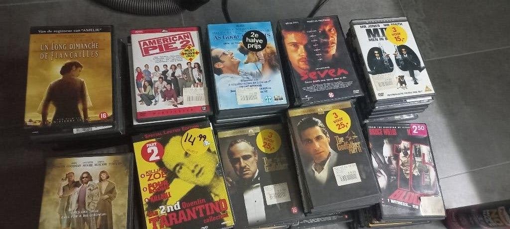 149 DVD's met kaaskraker films en 4 Blu Ray, Engels, Alle leeftijden, Nederlands, Actie