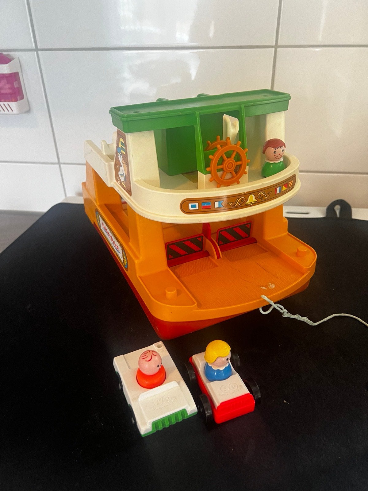 Fisher-Price veerpont, Ophalen of Verzenden, Gebruikt, Duw- of Trekspeelgoed, Met geluid