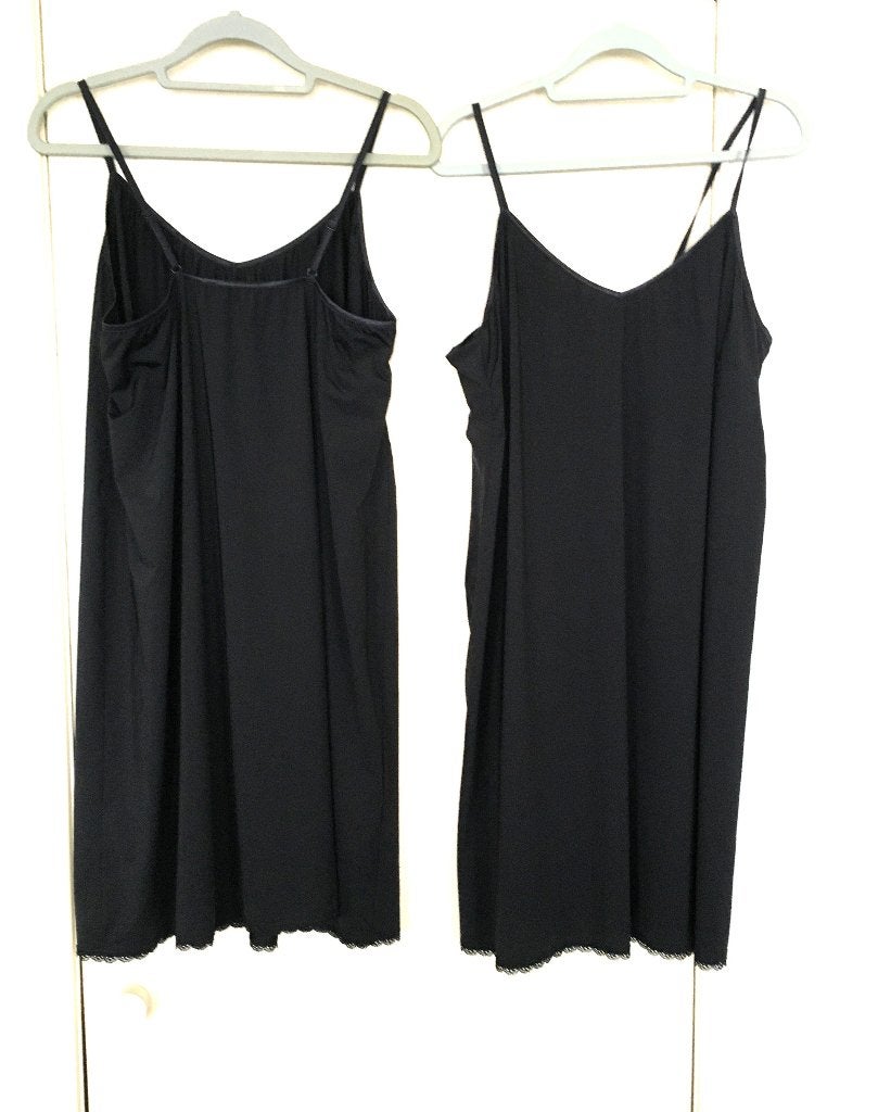 Twee Zwarte Onderjurken – maat XL, Zwart, Maat 46/48 (XL) of groter, Nieuw, Ophalen of Verzenden