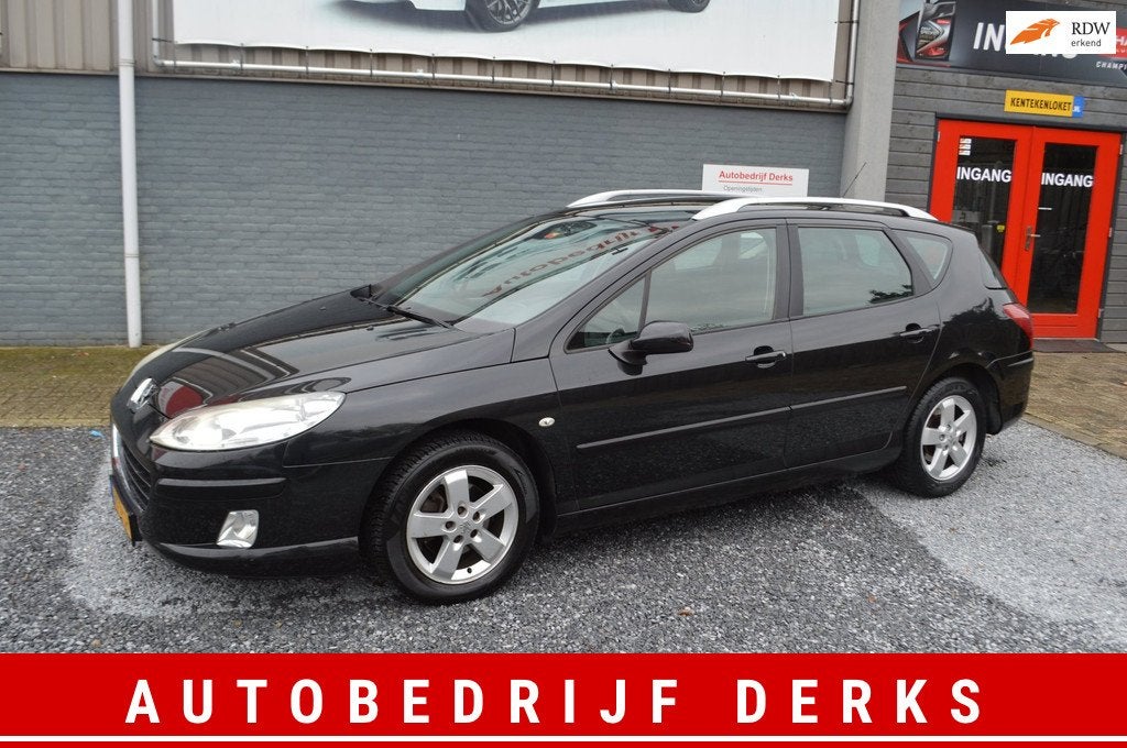 Peugeot 407 SW 2.0-16V Premium Airco Panorama 5Drs Trekhaak, Auto's, Peugeot, Voorwielaandrijving, Stof, Gebruikt, 4 cilinders