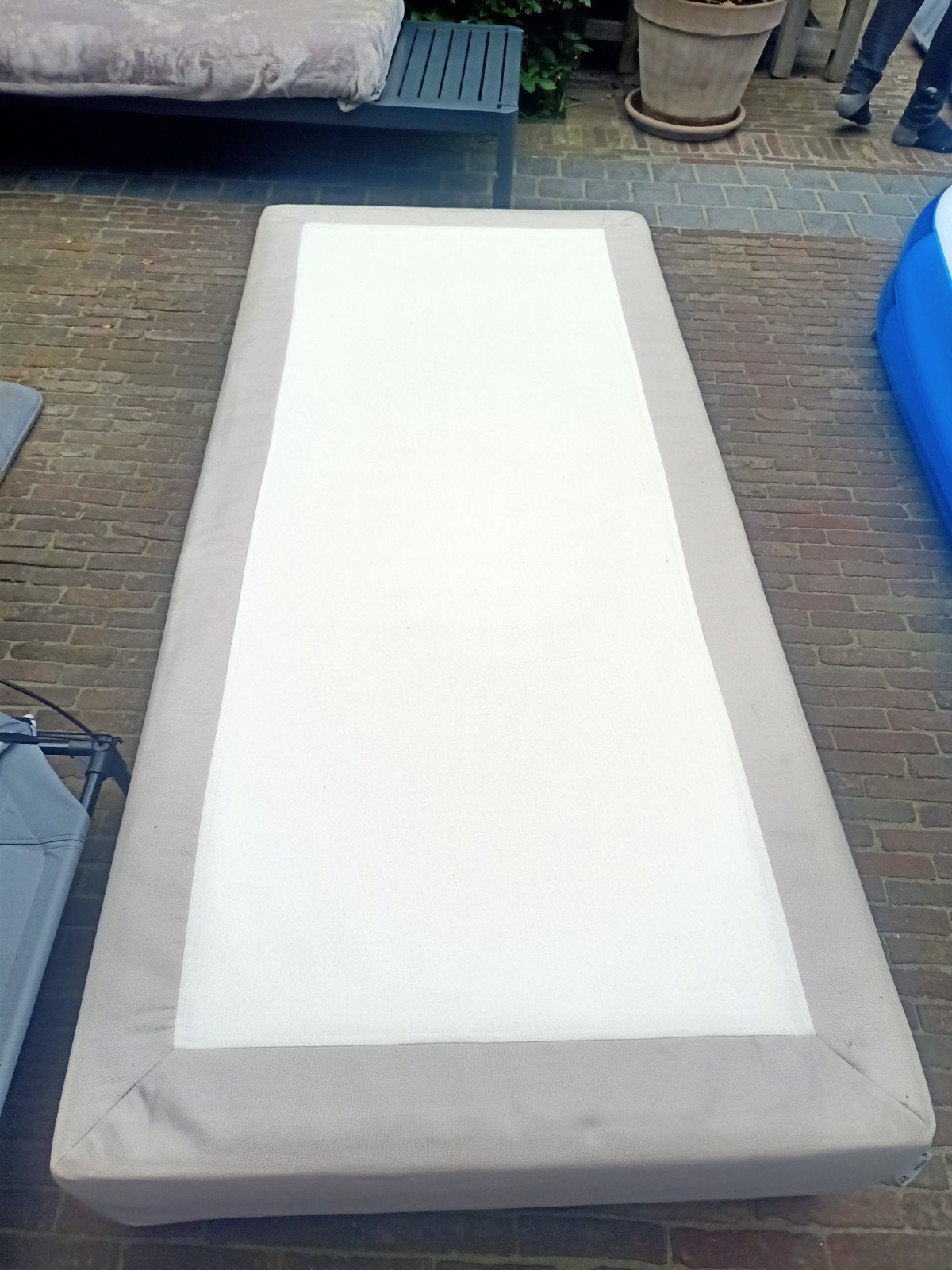 IKEA Espevär bedbodem met Hamarvik matras 90x200 cm, Ophalen, Gebruikt, 90 cm, Eenpersoons