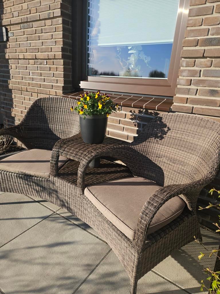 4 Seasons Outdoor Tête-a-Tète loungeset, Tuin en Terras, Ophalen, Wicker