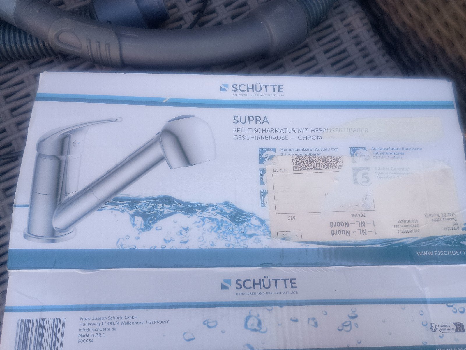 Nieuwe Schütte Supra Keukenkraan, Ophalen, Nieuw, Chroom, Kraan