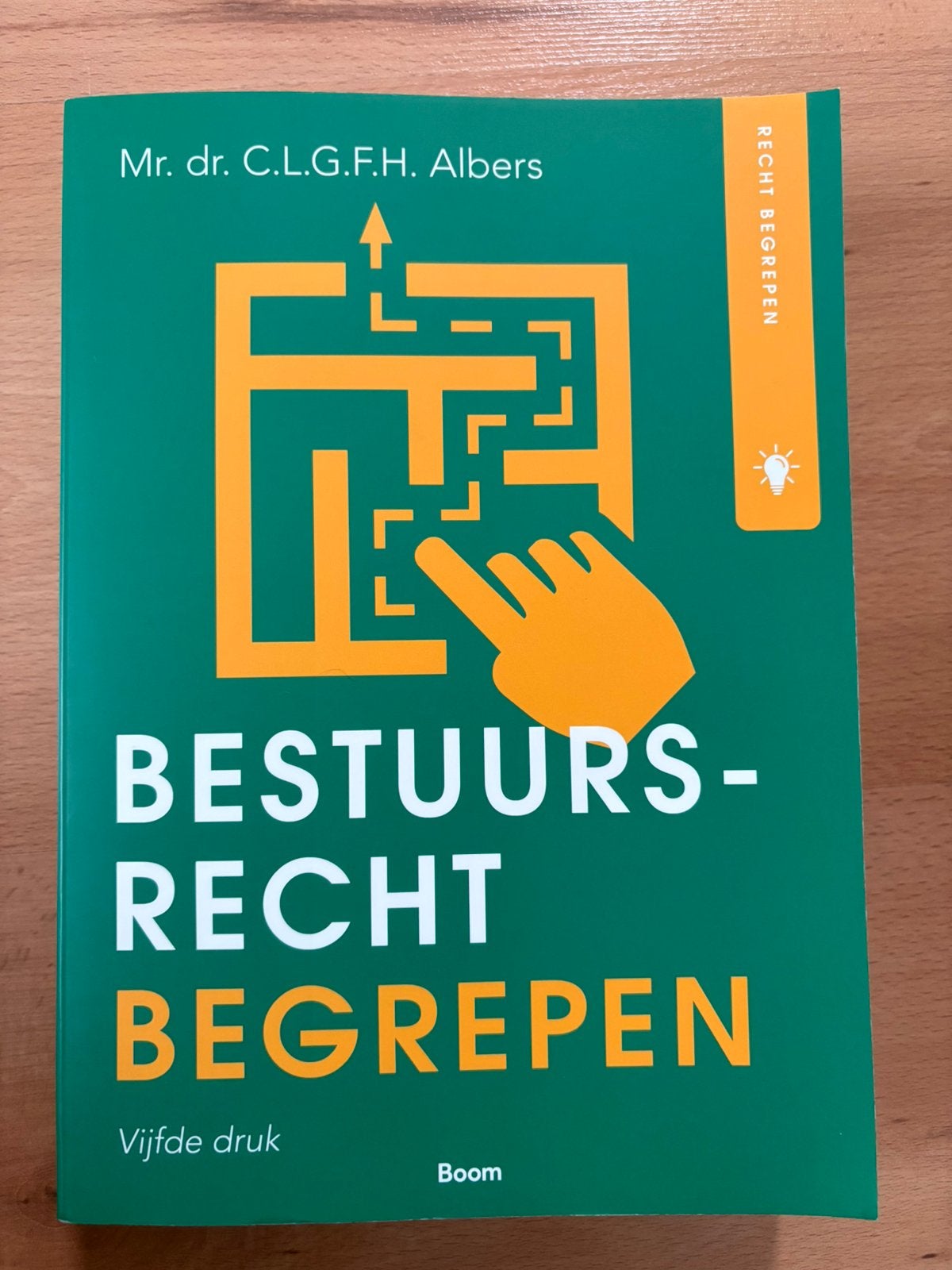 Bestuursrecht begrepen 5e druk, Boeken, Nieuw, C.L.G.F.H. Albers, Alpha, HBO
