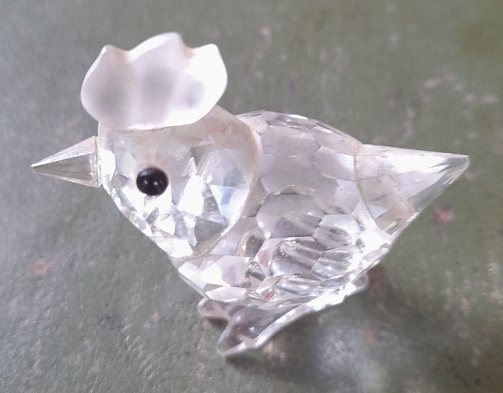 Kip - Swarovski Silver Crystal, Verzenden, Zo goed als nieuw, Figuurtje