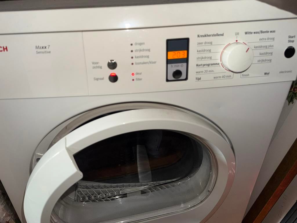 Bosch Maxx 7 Sensitive Wasdroger, Witgoed en Apparatuur, Wasdrogers, Ophalen, 6 tot 8 kg, Gebruikt, Luchtafvoer