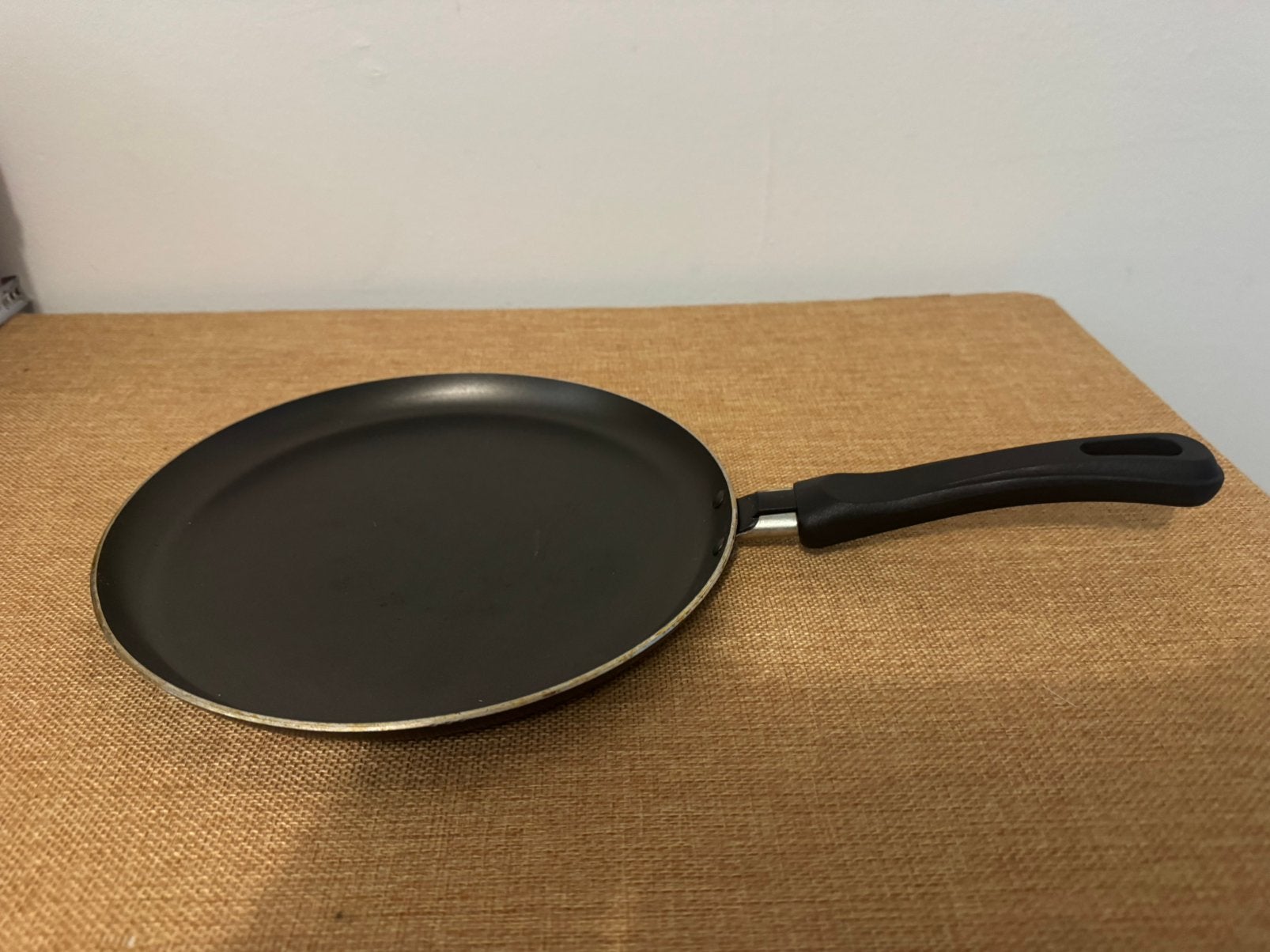 AH  Pannenkoeken pan 15 cm, Ophalen of Verzenden, Zo goed als nieuw, Rvs