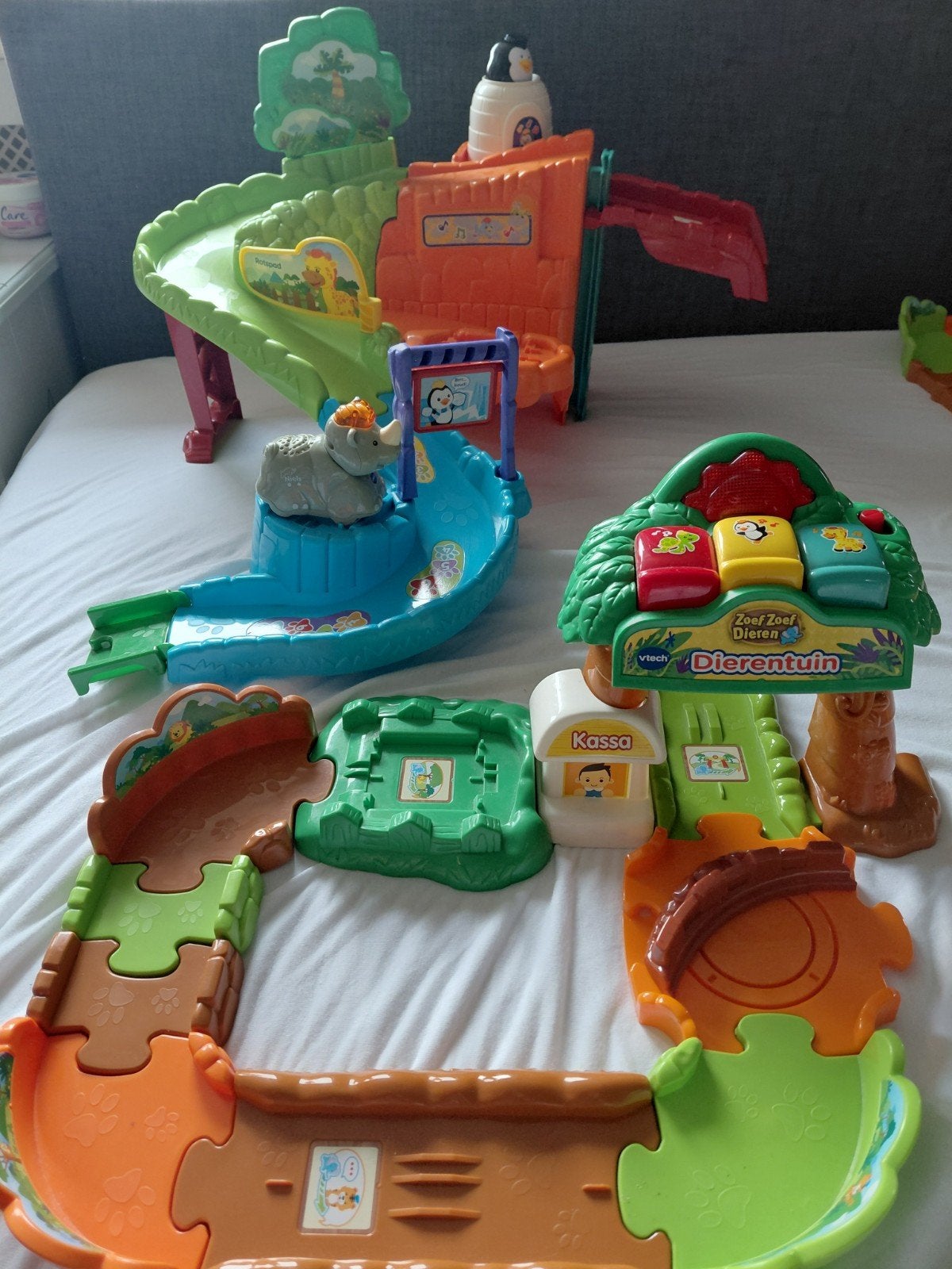 VTech Zoef Zoef Dieren Dierenpark Speelset, Ophalen of Verzenden, Gebruikt, Overige typen, Met geluid