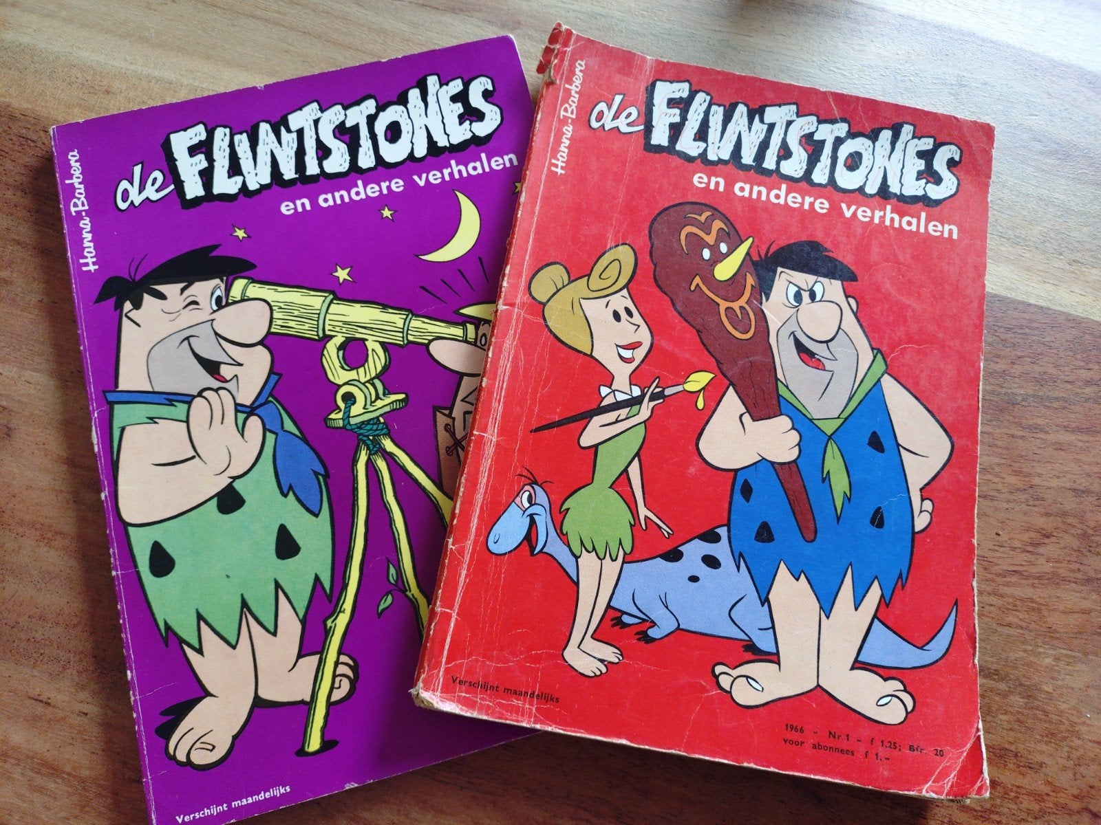 De Flinstones en andere verhalen (65-66) - Maandelijkse u, Gelezen, Ophalen of Verzenden, Hanna-Barbera, Meerdere stripboeken