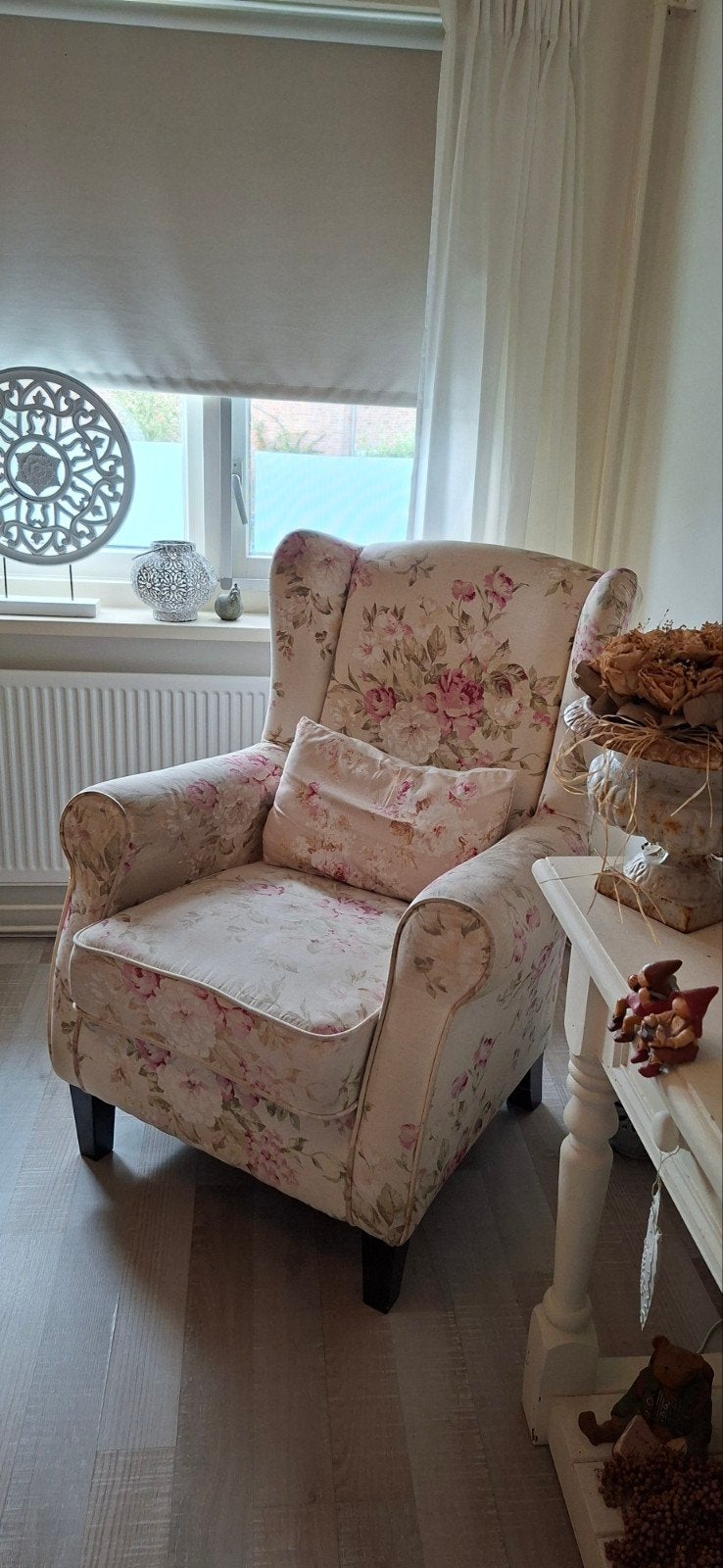 Oorfauteuil te koop, Huis en Inrichting, Ophalen, Gebruikt, Minder dan 75 cm, Stof