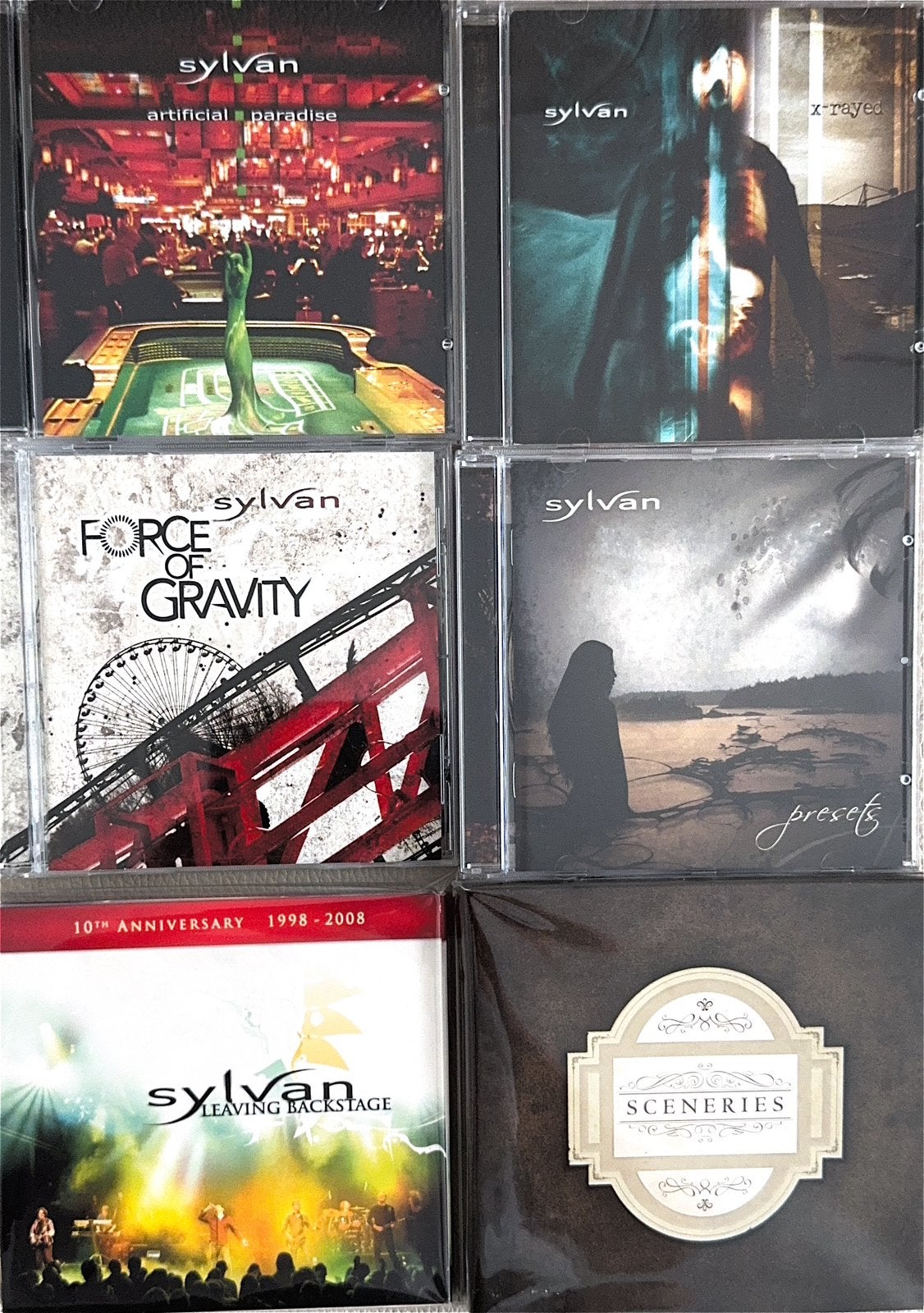 SYLVAN, Diverse titels 11 cd’s. Zie foto’s en info, PROG., Progressive Rock, Verzenden, Zo goed als nieuw, Met bonustracks