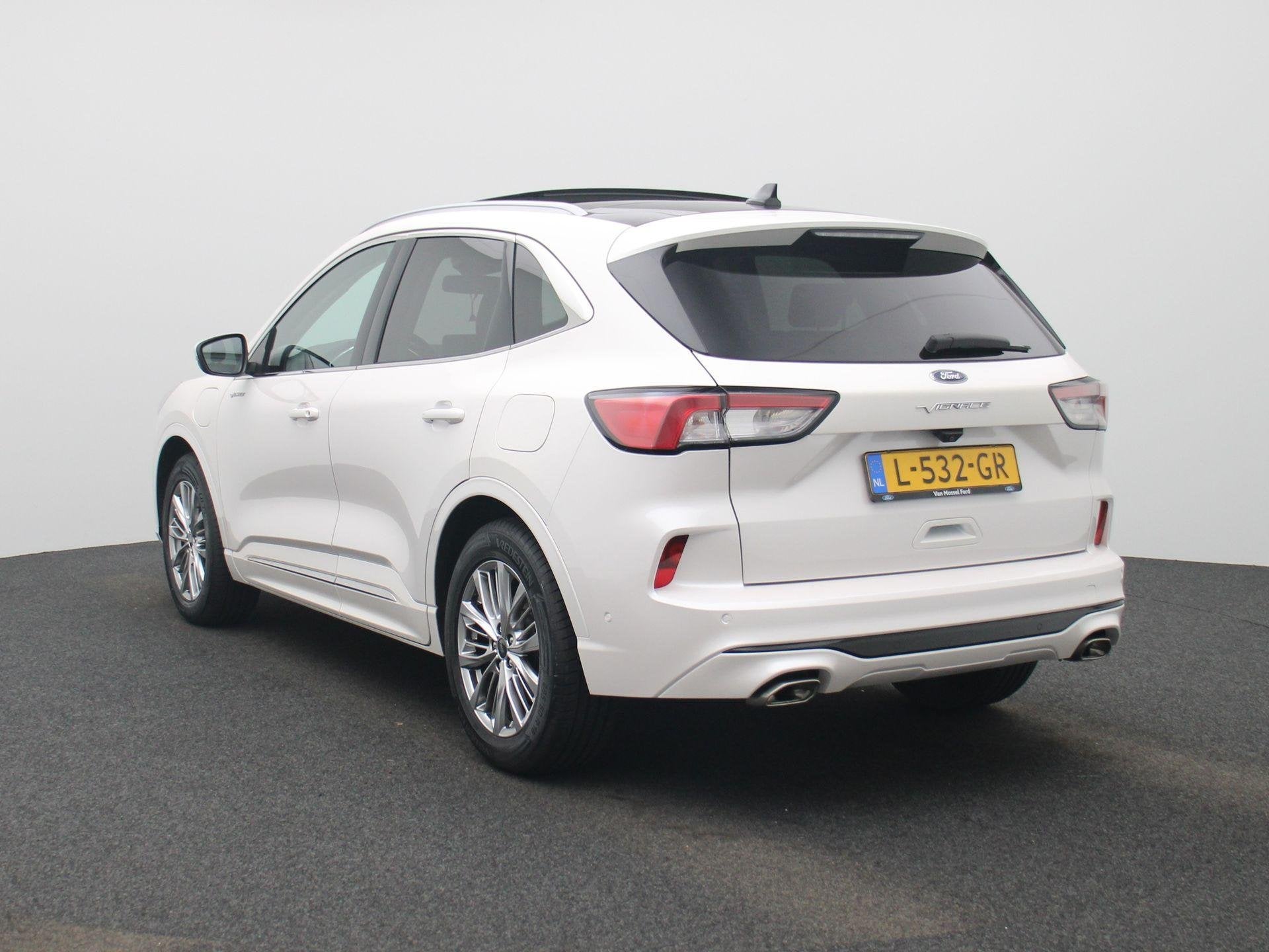 Ford Kuga 2.5 PHEV Vignale Aut. | Panoramadak | B&O soundsys, Auto's, Gebruikt, Euro 6, 4 cilinders, Wit