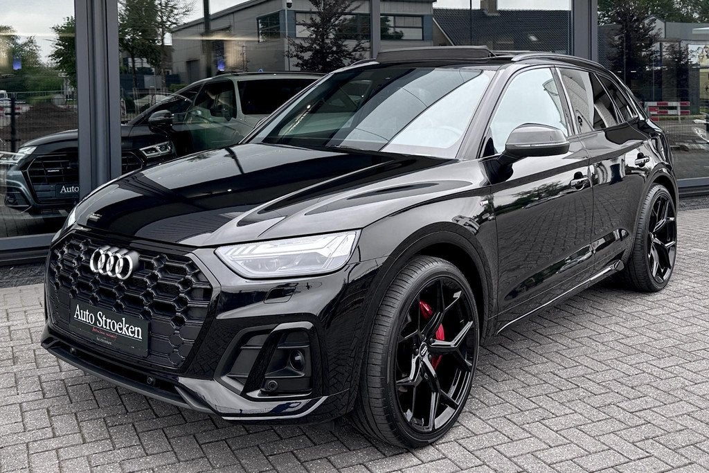 Audi Q5 55 TFSIe Quattro S-Line Pano Matrix Lucht B&O, Auto's, Audi, Automaat, 14 kWh, Gebruikt, 4 cilinders