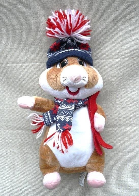 Hamster met ijsmuts, sjaal en skies. Albert heijn actie., Ophalen of Verzenden, Zo goed als nieuw, Overige typen, Albert Heijn