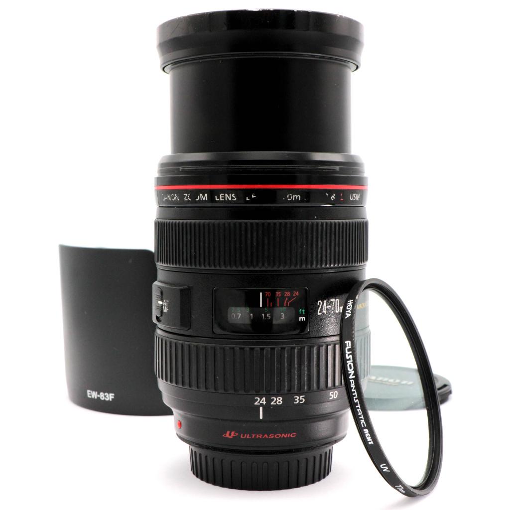 Canon EF 24-70mm f/2.8L USM + EW-83F type zonnekap, Audio, Tv en Foto, Fotografie | Lenzen en Objectieven, Ophalen of Verzenden