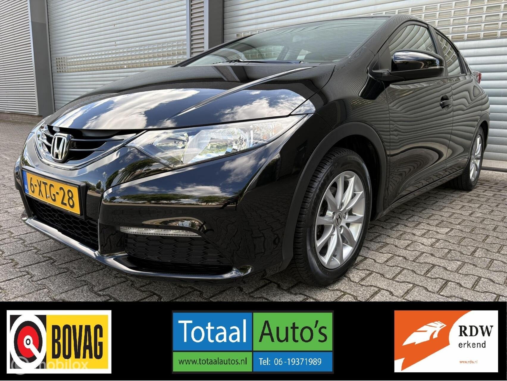 Honda Civic 1.4 Comfort Business*CRUISE*TREKHAAK*TOP ONDERH., Auto's, Voorwielaandrijving, Euro 5, Gebruikt, 4 cilinders