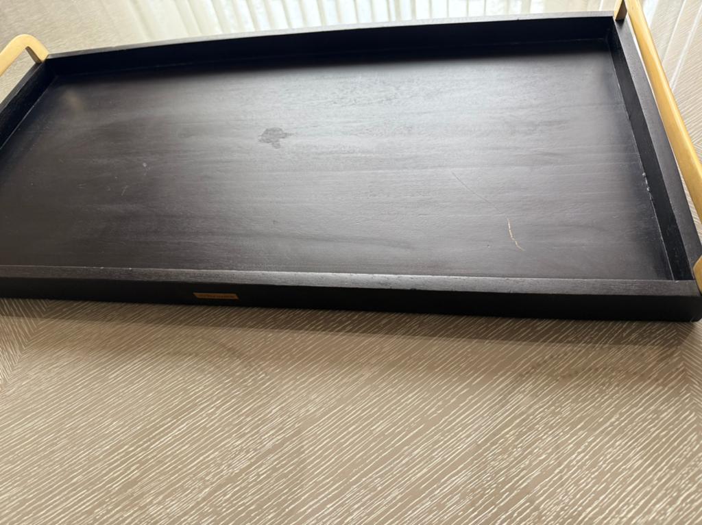 Riviera maison dienblad, Ophalen of Verzenden, Zo goed als nieuw, Vierkant, Hout