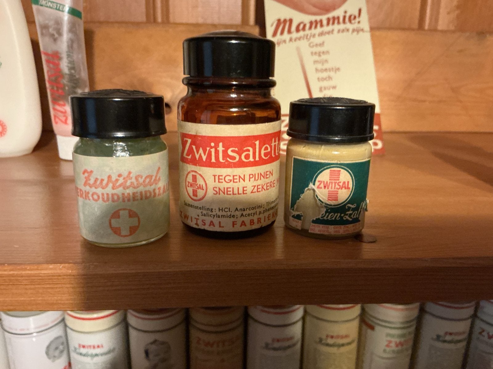 Vintage Zwitsal Apothekerspotjes - Zeldzame Collectie, Ophalen of Verzenden, Gebruikt