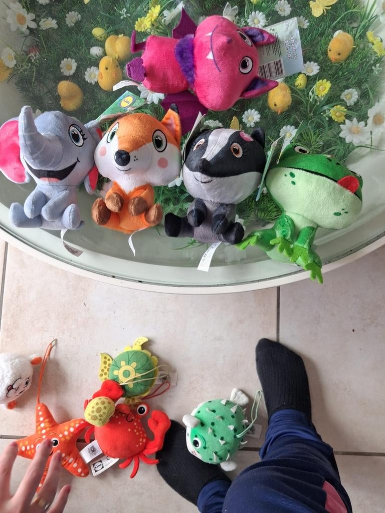 Lidl spaaractie Mini's - Diverse knuffels, Grijs, Olifant, Klein (minder dan 20 cm), Ophalen