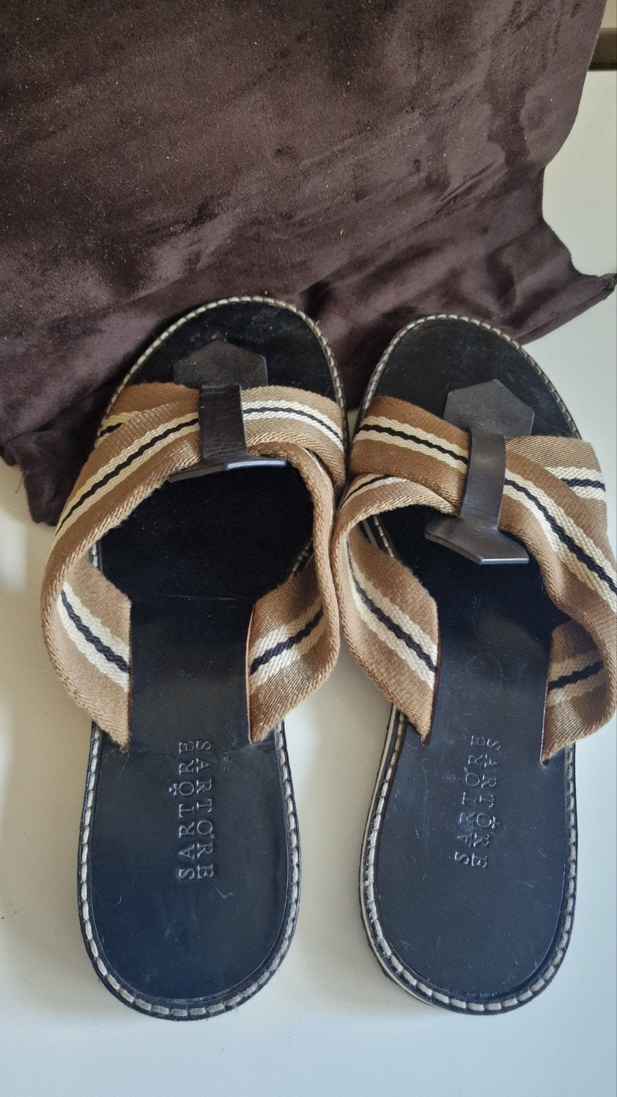 Sartore damesslippers 37,5, Kleding | Dames, Ophalen of Verzenden