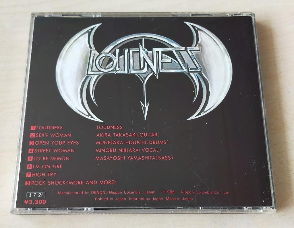 Loudness - The Birthday Eve CD 1985 Japan, Ophalen of Verzenden, Gebruikt