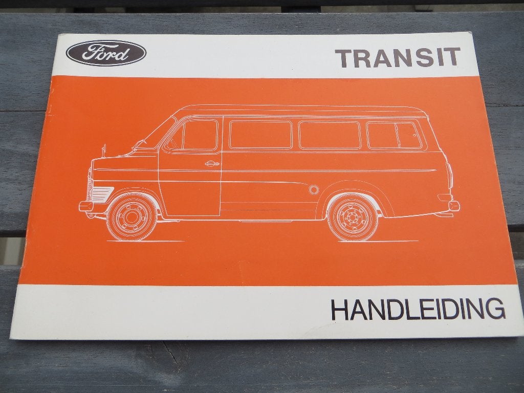 Instructieboek Ford Transit 12-1975, zeer mooi!, Ophalen of Verzenden