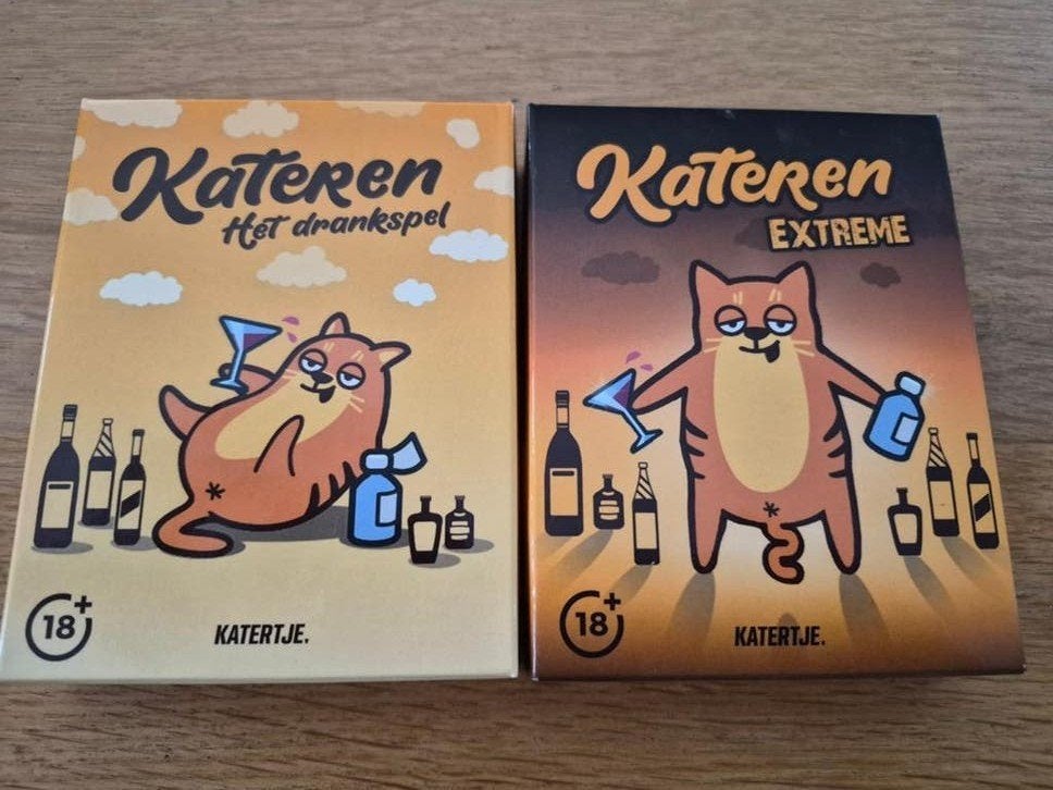 Kateren kaartspel + Kateren Extreme kaartspellen, Vijf spelers of meer, Ophalen of Verzenden, Nieuw