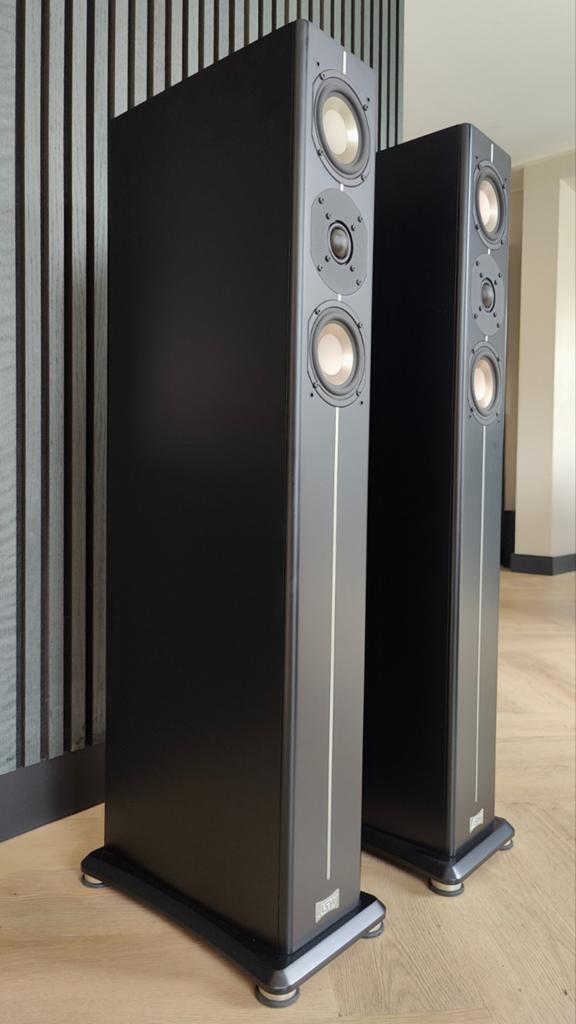 ASW Cantius 404 Vloerstaande Speakers - Zo goed als nieuw, Zo goed als nieuw, 120 watt of meer, Front, Rear of Stereo speakers