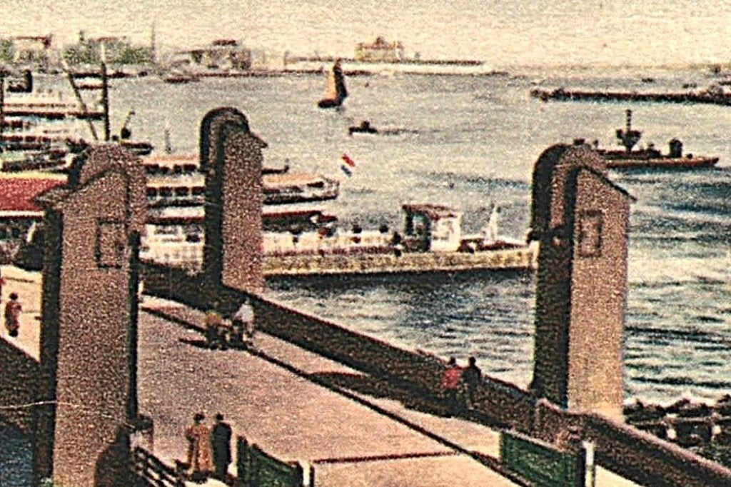 939770 Amsterdam NH 1954 Gelopen met postzegel, Verzamelen, Ophalen of Verzenden, 1940 tot 1960, Gelopen, Noord-Holland