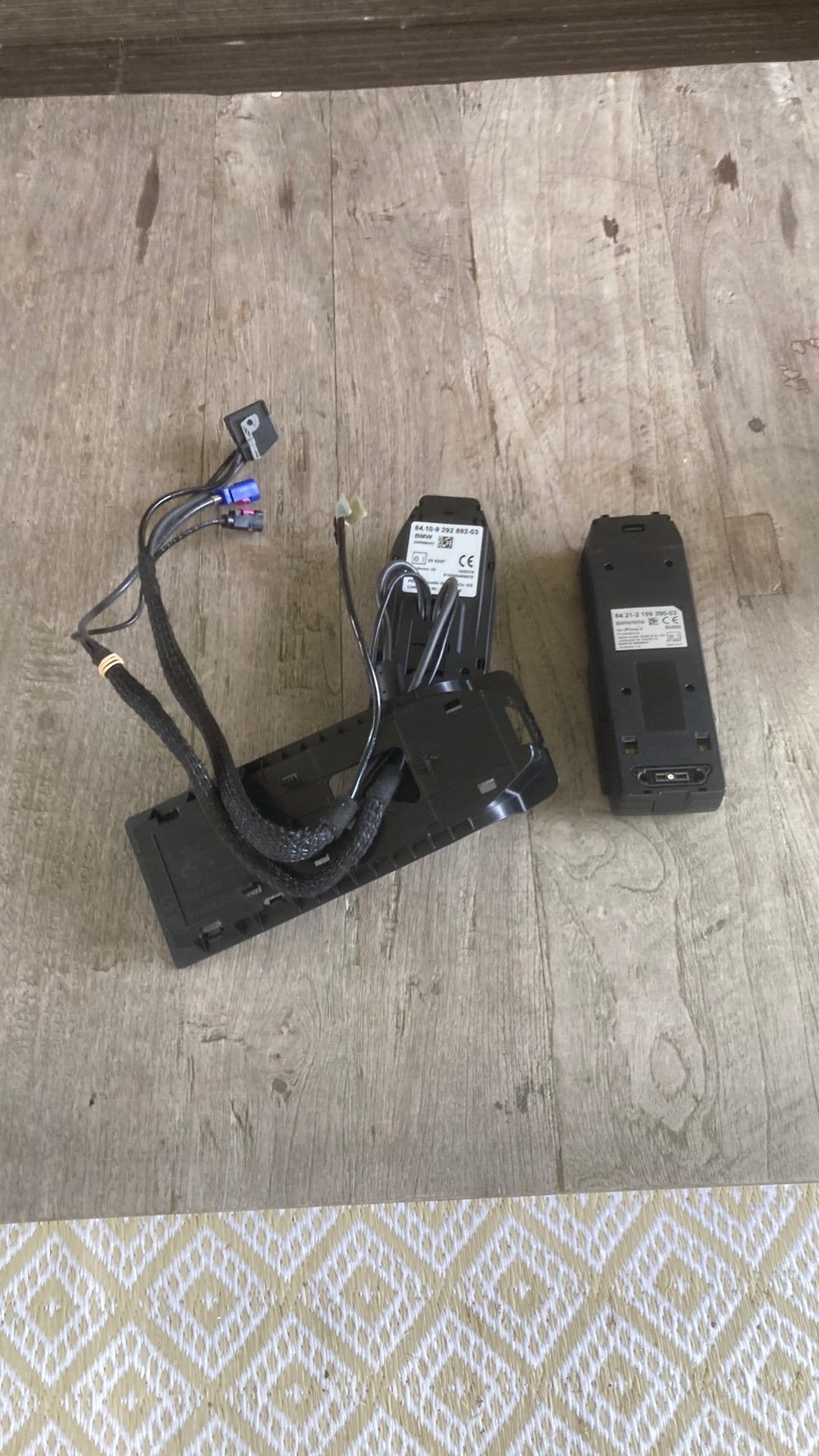 Snap in telefoon houder/opladers bmw/mini, Ophalen of Verzenden, Gebruikt
