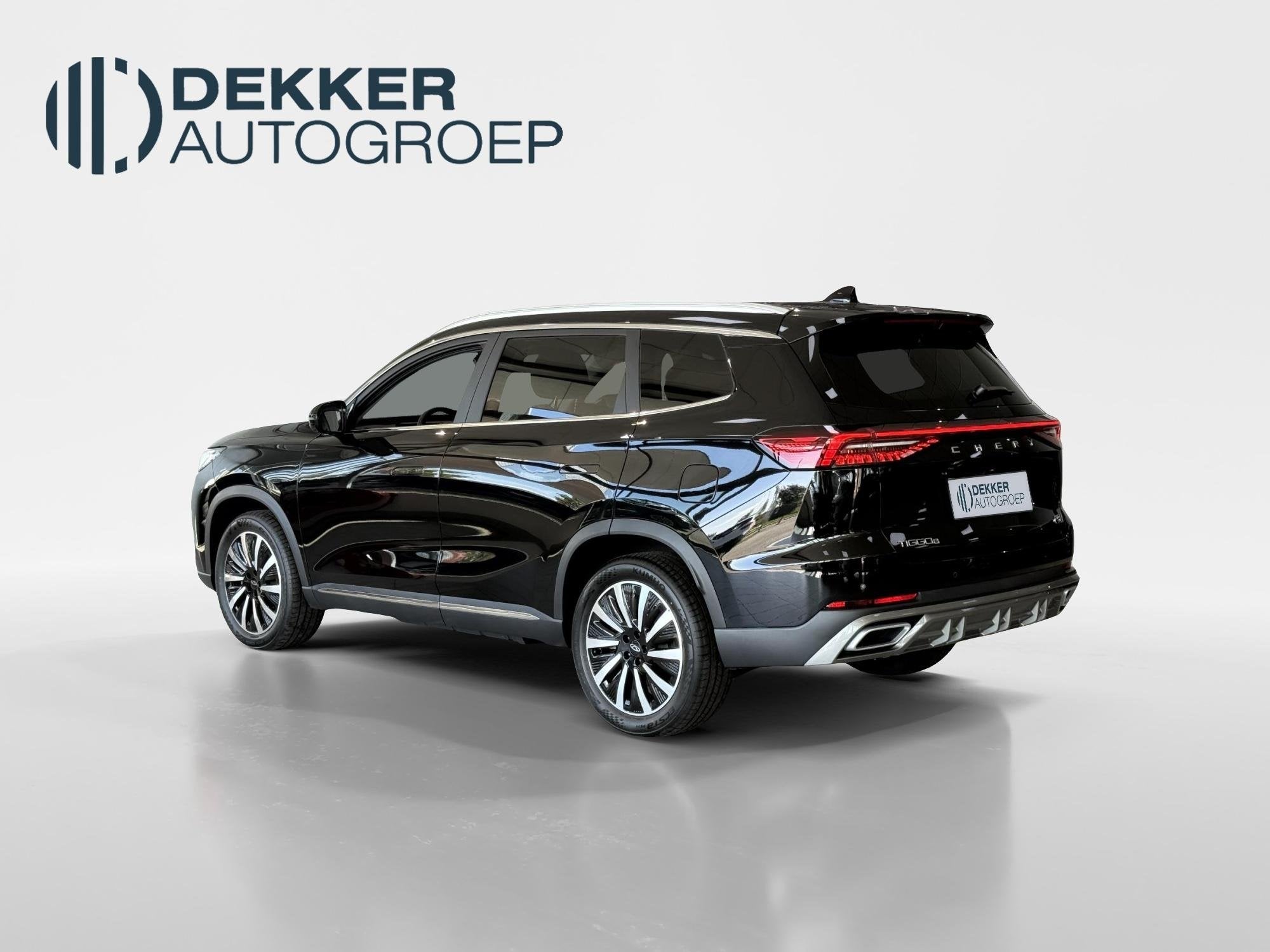 Chery Tiggo 8 Unique | 7-persoons | 360 Camera | Panoramad, Auto's, Stof, Zwart, Bedrijf, Nieuw