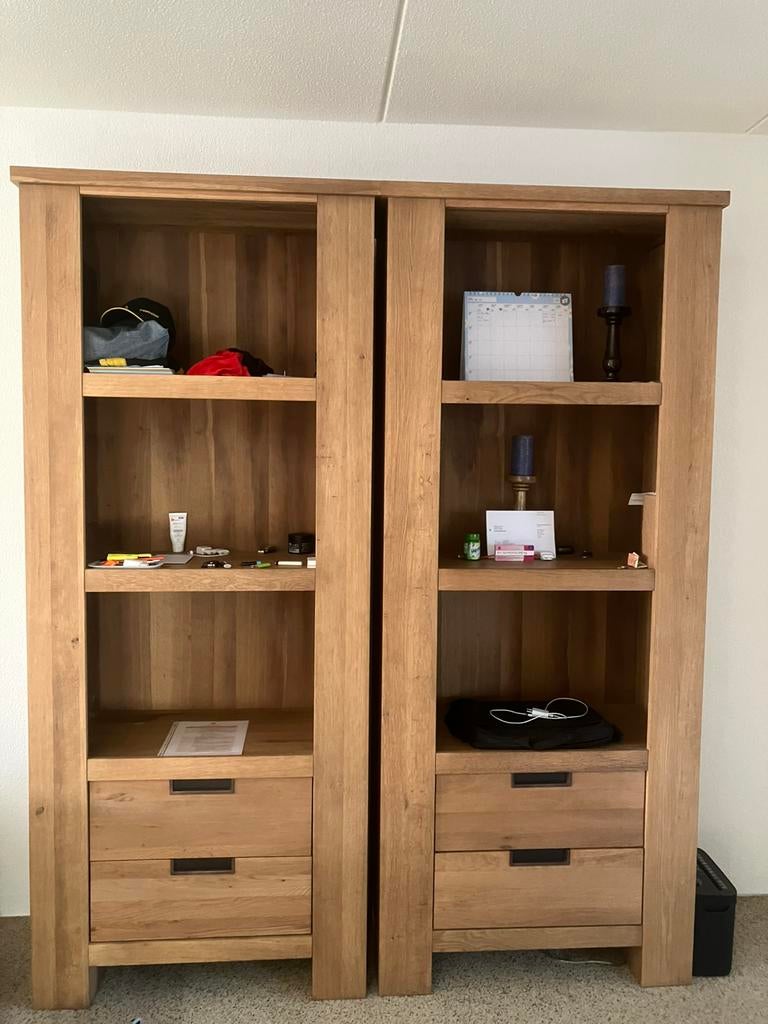 2 mooie kasten, Huis en Inrichting, Gebruikt, 200 cm of meer, Met lade(s), 25 tot 50 cm