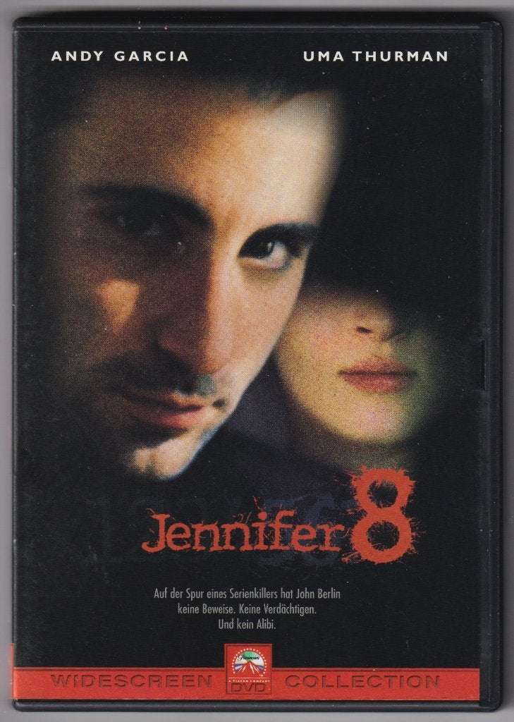 Jennifer 8 ( Andy Garcia / Uma Thurman ), Alle leeftijden, Verzenden, Zo goed als nieuw, Nederlands