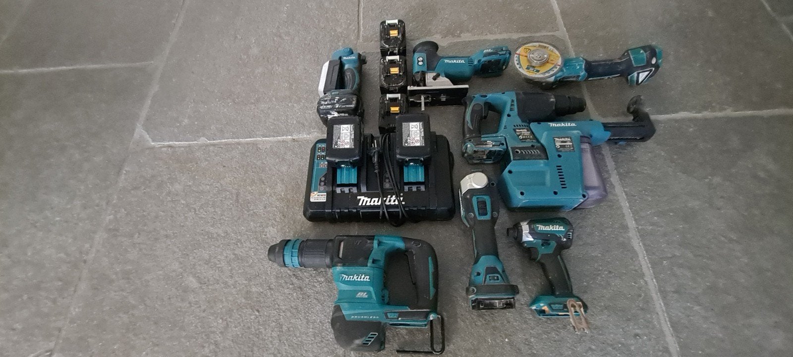 Complete Makita gereedschap set met 5 Systainers, Ophalen, Overige typen, Klopboormechanisme, Gebruikt