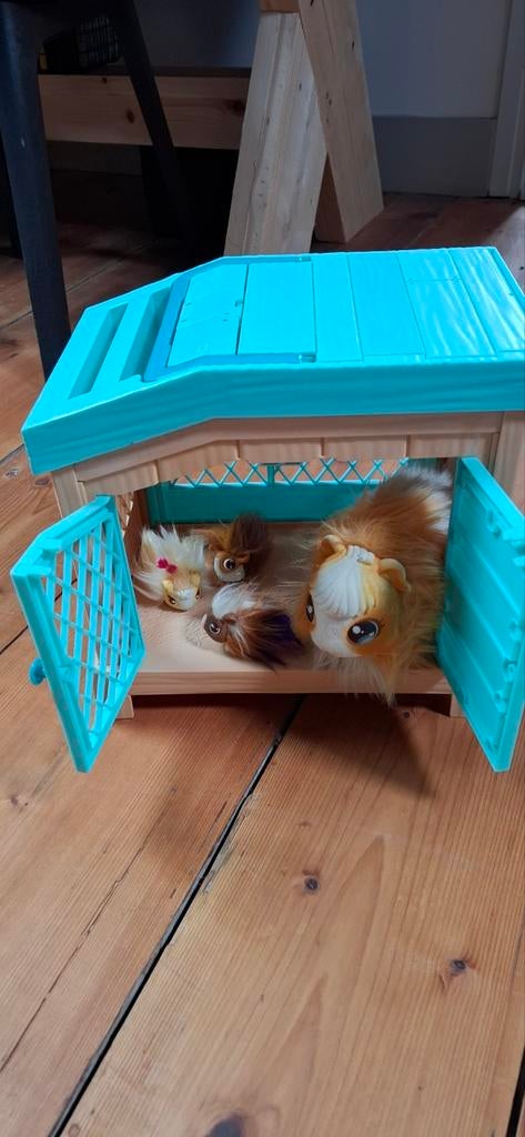 Schattige cavia's met hokje - Speelset, Kinderen en Baby's, Speelgoed | Overig, Ophalen of Verzenden, Zo goed als nieuw, Jongen of Meisje