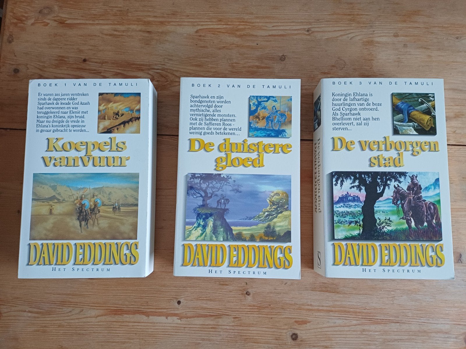 David Eddings - de Tamuli, complete trilogie z.g.a.n, Ophalen of Verzenden, Zo goed als nieuw