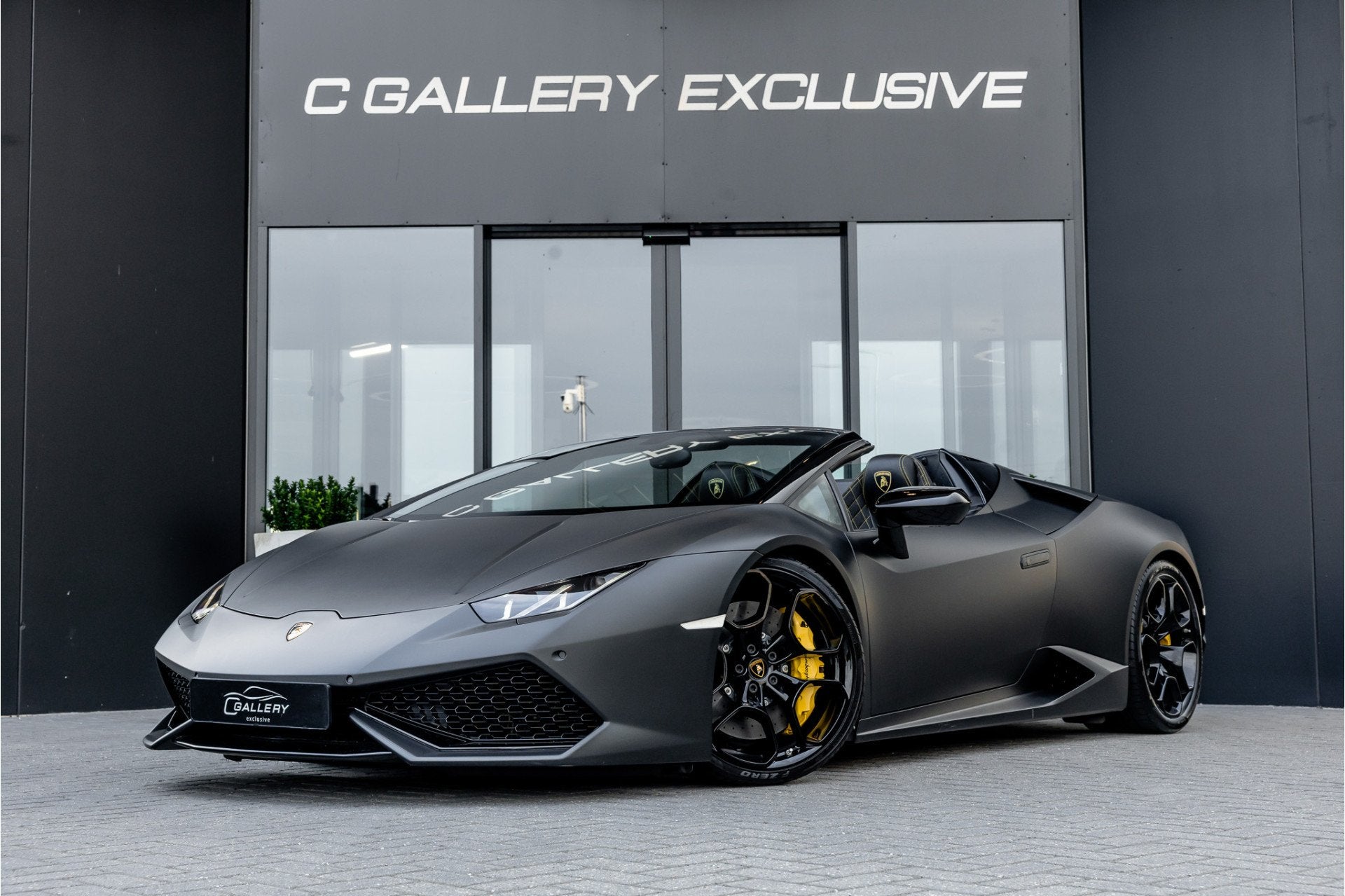 Lamborghini Huracan 5.2 V10 LP610-4 - Spyder | Grigio Lynx |, Automaat, Dealer onderhouden, 5204 cc, Cabriolet