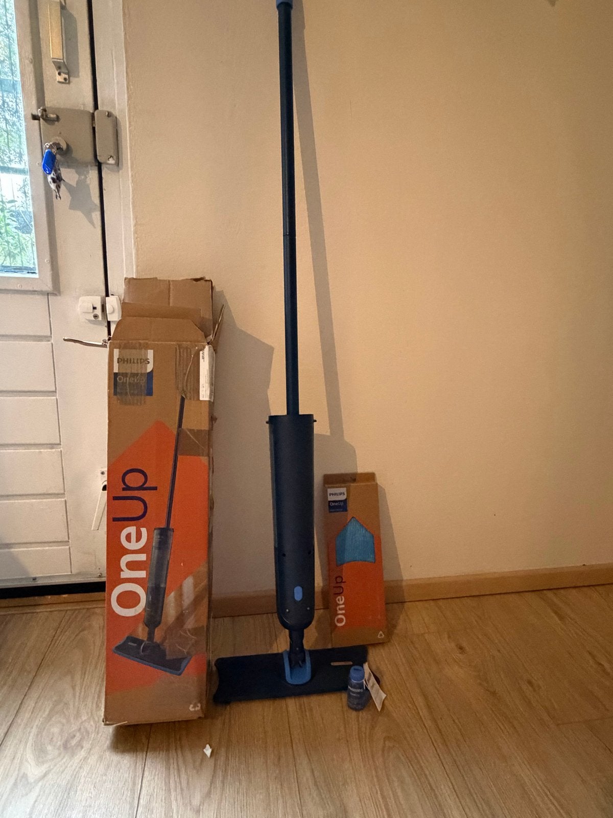 Philips OneUp Dweil - Zo goed als nieuw, compleet met toebeh, Ophalen of Verzenden, Zo goed als nieuw, Overige typen