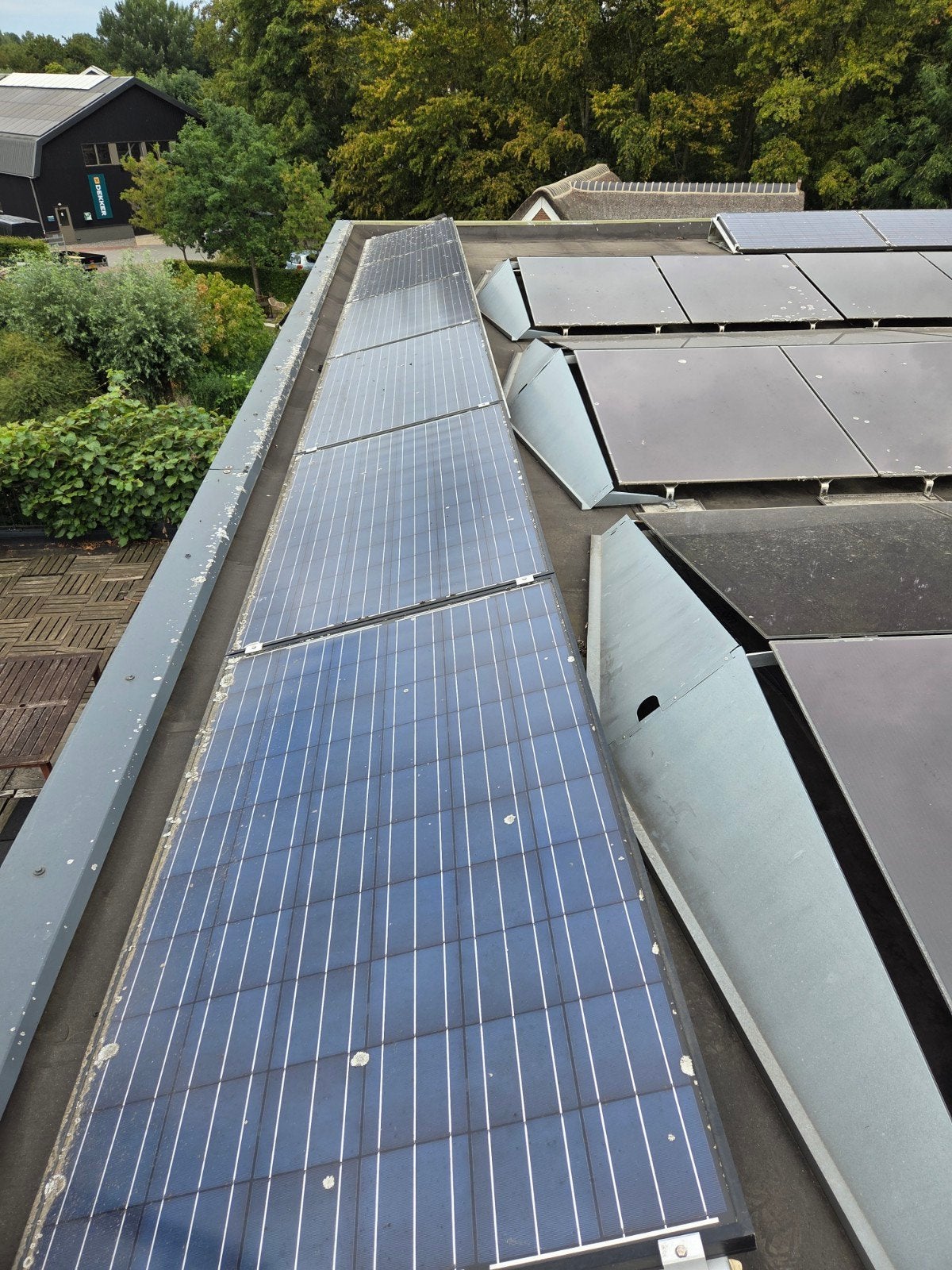 zonnepanelen /lichtpanelen, Ophalen