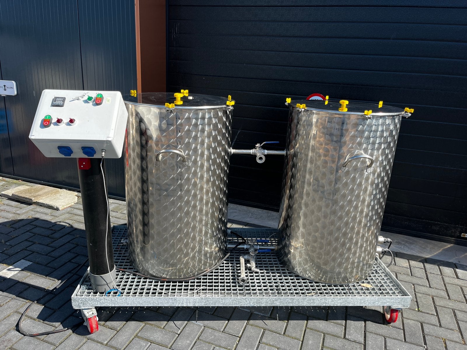 Mobiele CIP reinigingsstation brouwerij brouwinstallatie, Ophalen, Zo goed als nieuw