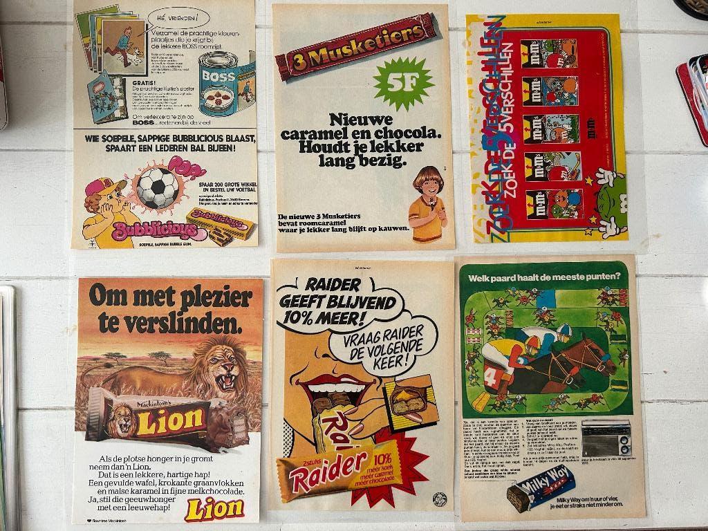 Posters A4 vintage snoep candybar geplastificeerd, Ophalen, Rechthoekig Staand, Nieuw, A1 t/m A3