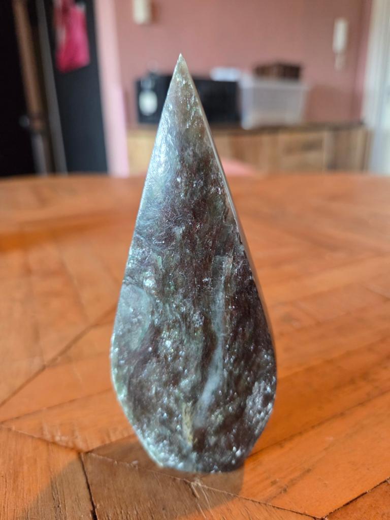 Groene mica druppel, Ophalen of Verzenden