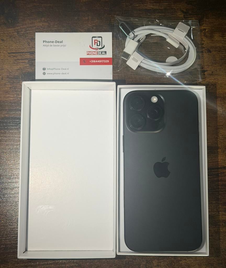 iPhone 16 pro max 512 gb factuur + Garantie